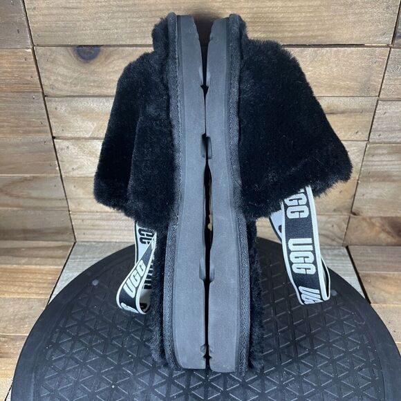 Ugg Women's Size US 6 Oh Yeah Black Slip On Slingback Slipper Slides - Picture 8 of 10